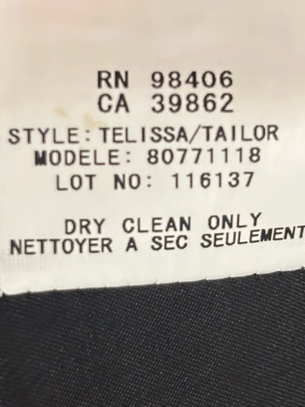 Theory Telissa Wool‑Blend Blazer – Black, Size 10 - Picture 6 of 7